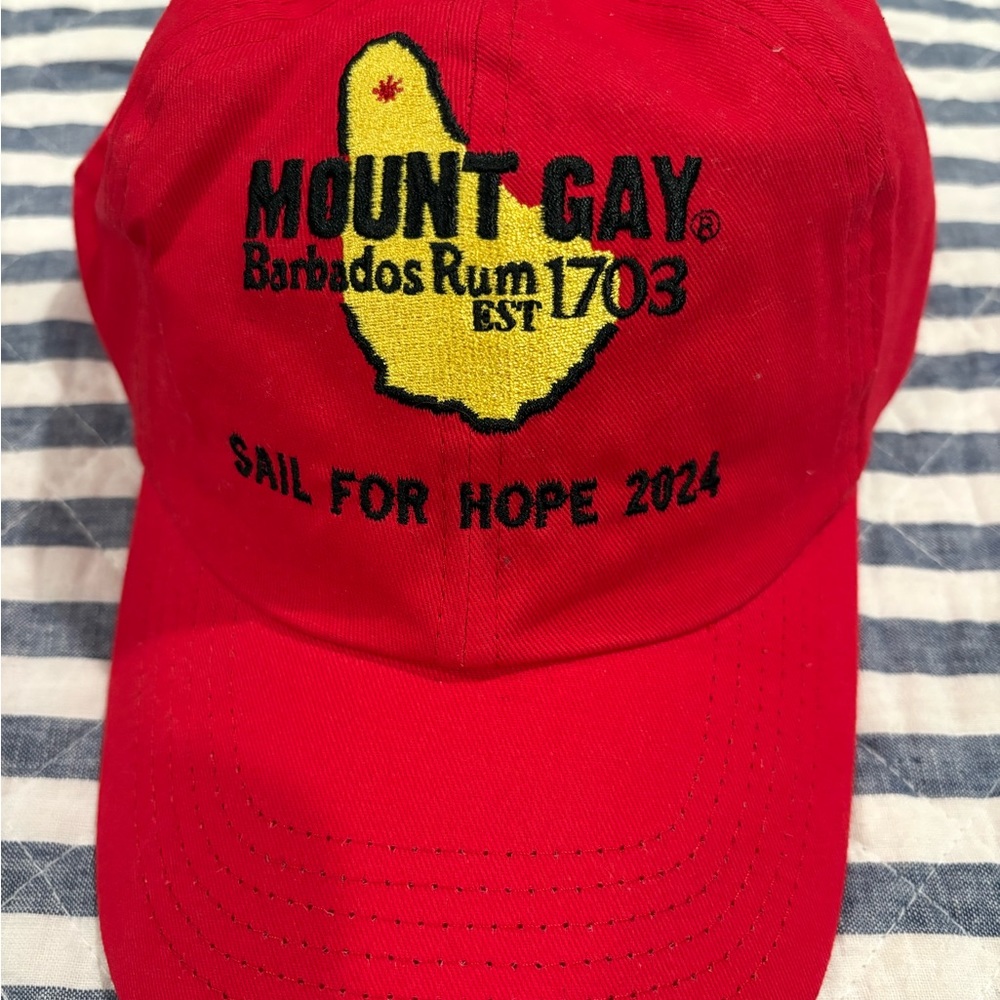 Red Mount Gay Barbados Rum Cap